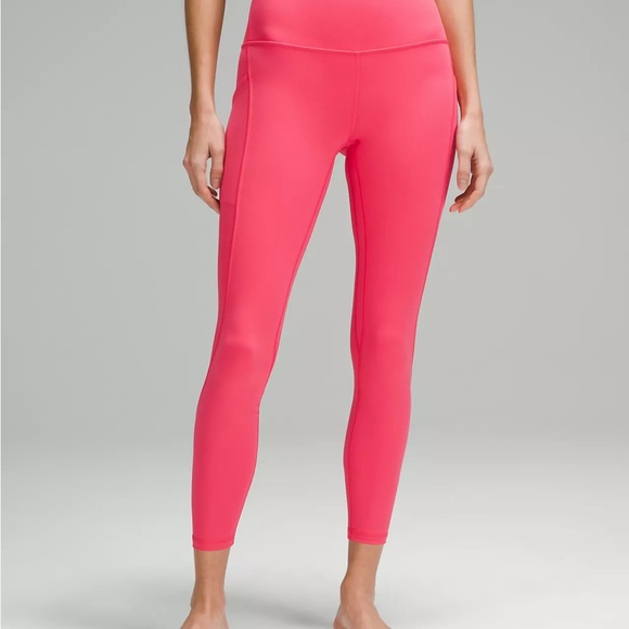 Lululemon Align 25” 🎁NWT🎁 High Rise Pant / Legging w/ Pockets sz 12 Glazed Pink - Picture 4 of 8